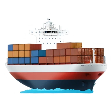 cargo ship sticker