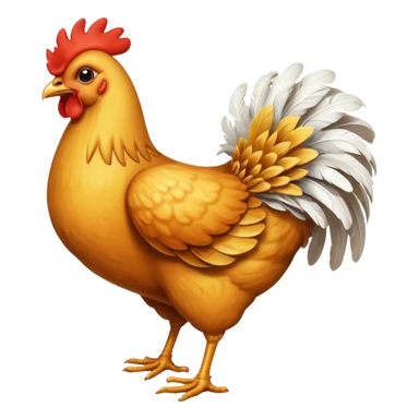 Headless chicken sticker