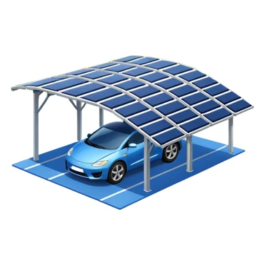 Solar carport emoji sticker