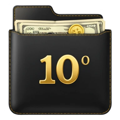 ordner mit der aufschrift "€100.000" sticker