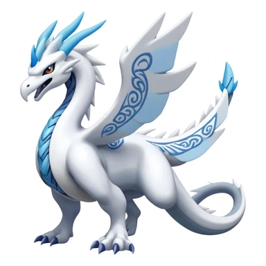 Kyurem-reshiram-Lugia-suicune-hybrid, full body sticker