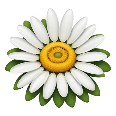 Daisy flower sticker