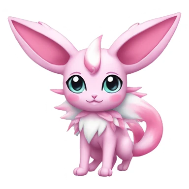 Kawaii Sylveon-Mew-Espeon-Pokémon full body sticker