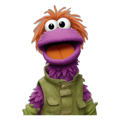 doozer fraggle rock sticker