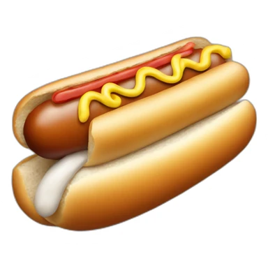 Hot dog made of glass  sticker