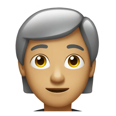 a person using computer sticker