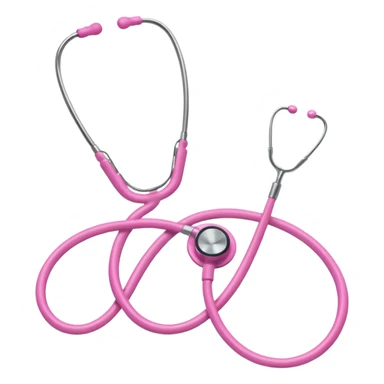 Pink stethoscope sticker