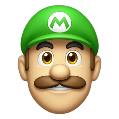 super mario face sticker