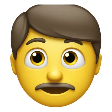 Uncomfortable person emoji sticker