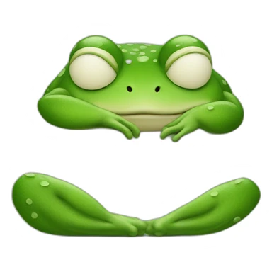 mr frog dreaming sticker