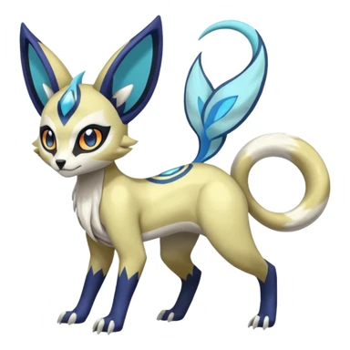 Genet-Absol-Zeraora-Meloetta-fusion-creature  sticker