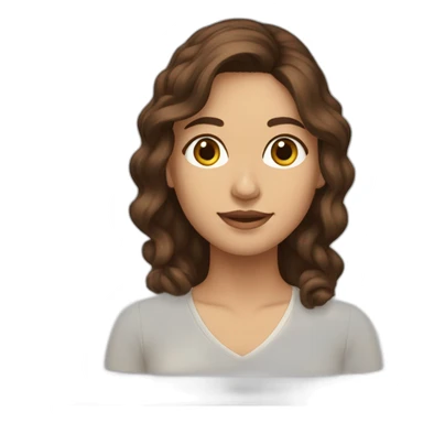 viana toorajmehr with brownhair sticker