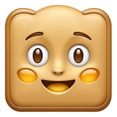 Create an emoji-style illustration of a tequeño, a traditional Venezuelan snack. It should look like a small, golden-brown, fried cheese stick with a smooth, slightly crispy exterior. Match modern emoji aesthetics sticker