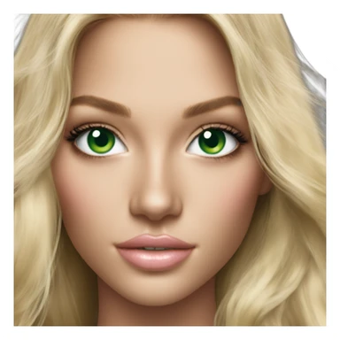 Photo of victoria secret model blonde green eyes  sticker