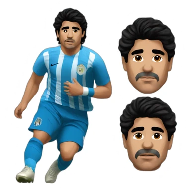 Diego Maradona sticker