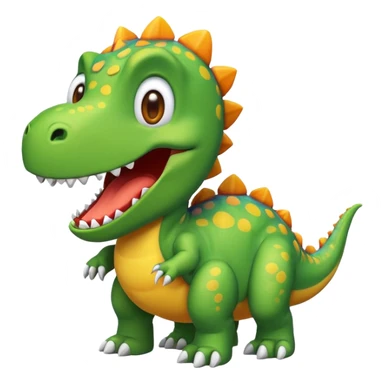 Emoji dinosaurs sticker