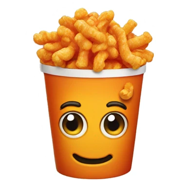 Cheetos popcorn sticker