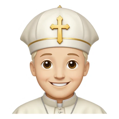 homelander as the pope sticker