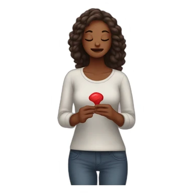 women on periods pain sticker