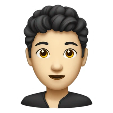 Chinois noir sticker