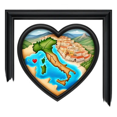 Heart of Italy sticker