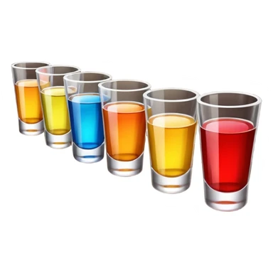 Alcohol shots sticker