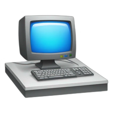 The computer on which the image is depicted Illustrator sticker