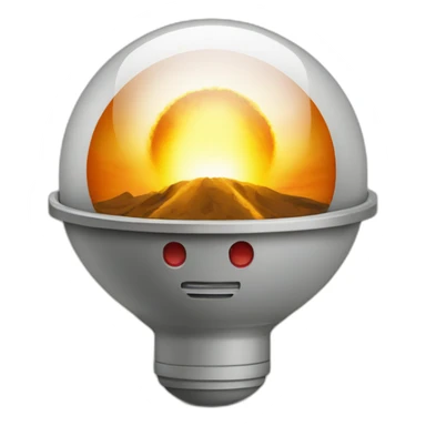 Israël vs Palestine atomic boom sticker