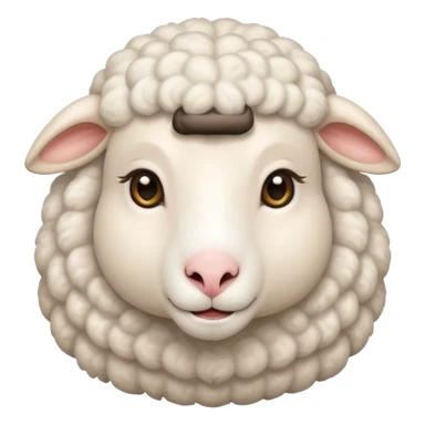 female sheep sticker