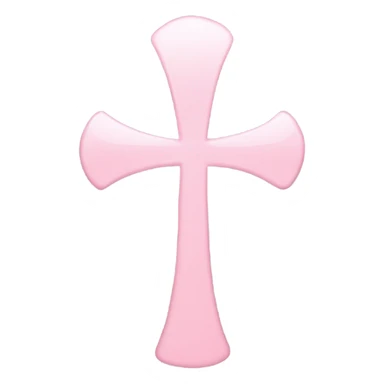 Light pink ankh sticker