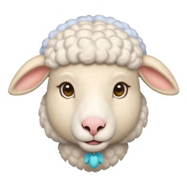 female sheep sticker