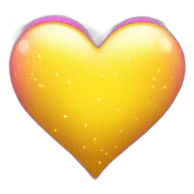 pink-and-purple-heart-with-yellow-sparkles sticker