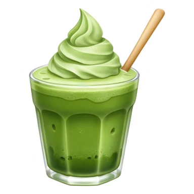 matcha ice sticker