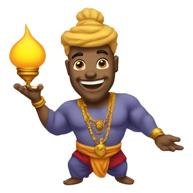 genie of the lamp sticker