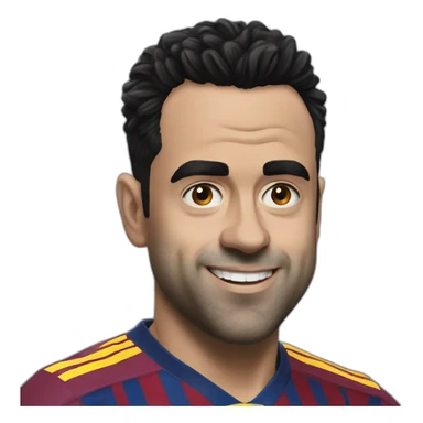 Xavi Hernandez Barca sticker