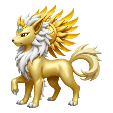 Solgaleo-Fakémon-hybrid-creature (full body)  sticker