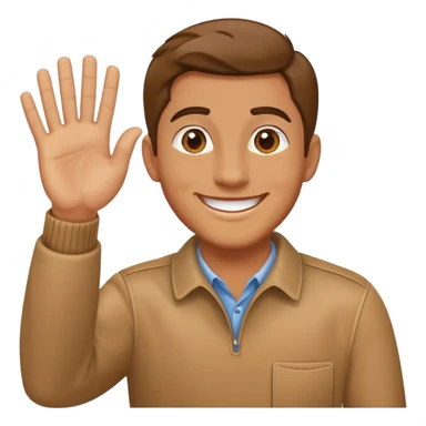 Mano saludando  sticker