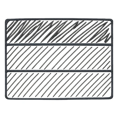 Germany FRG country flag hand drawn outlined icon sticker