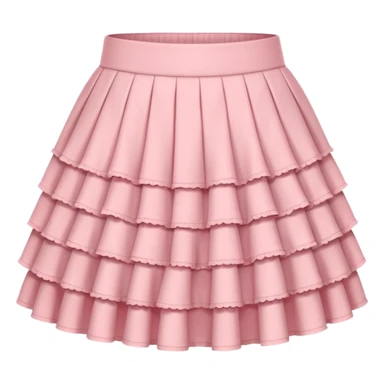 light pink short frilly skirt sticker