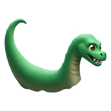 Loch ness monster sticker