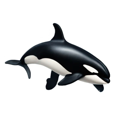 Orca jumping  sticker