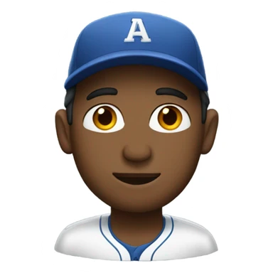 Man with a oversized baseball cap on  sticker