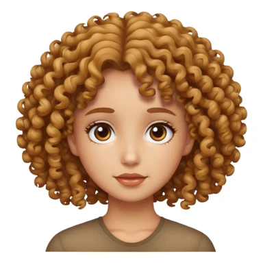 Niña rizada  sticker