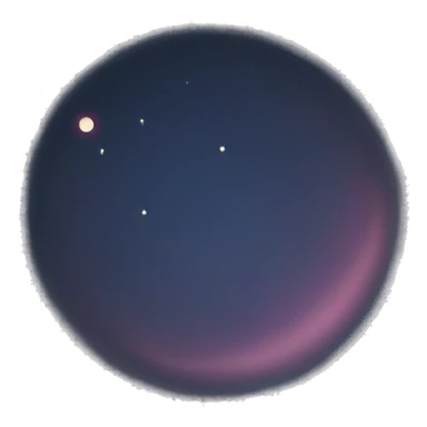 eclipsed moon taurus sticker