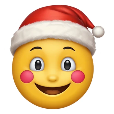 christmas emoji smile sticker