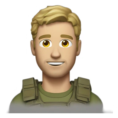 Call of Duty white guy sticker