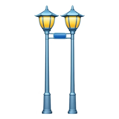 chinese streetlight, with highway sticker