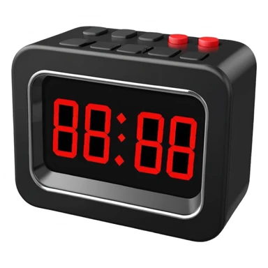 morning alarm at 6 A.M sticker