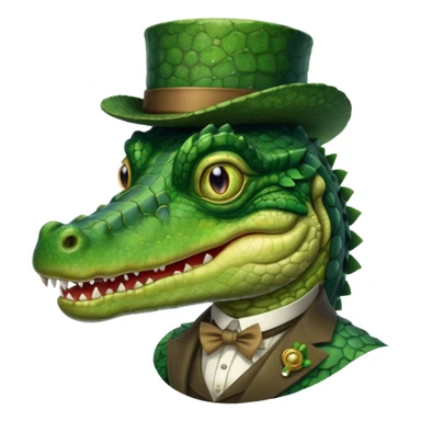 Sir corcodile sticker
