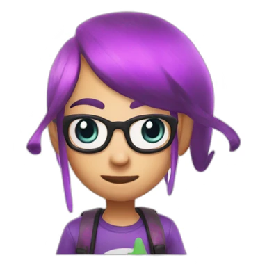 Inkling from splatoon sticker